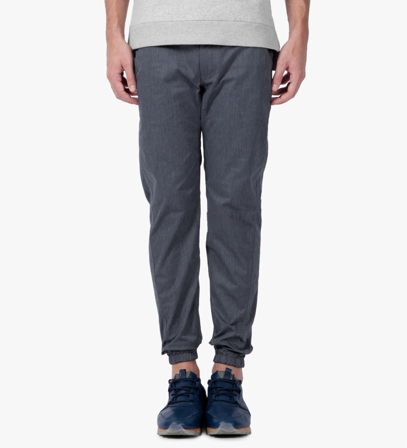 navy blue cargo jogger pants