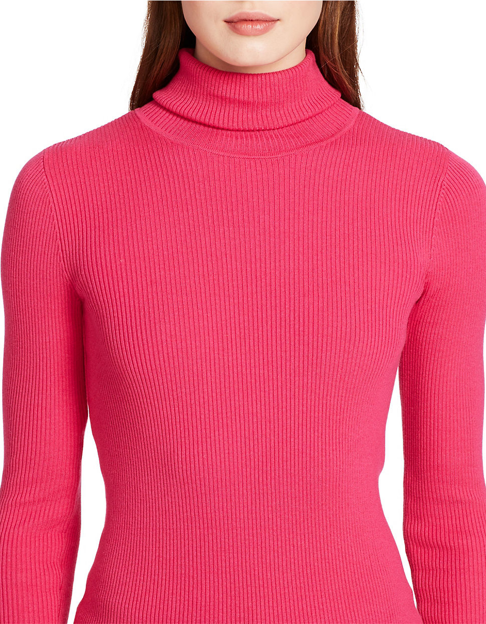 Nude Wool Ribbed Turtleneck Sweater In Pink Lyst | My XXX Hot Girl