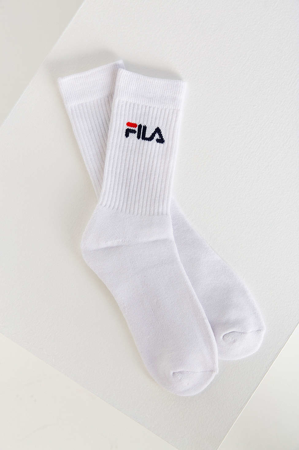 Fila Synthetic Classic Crew Sock in White - Lyst
