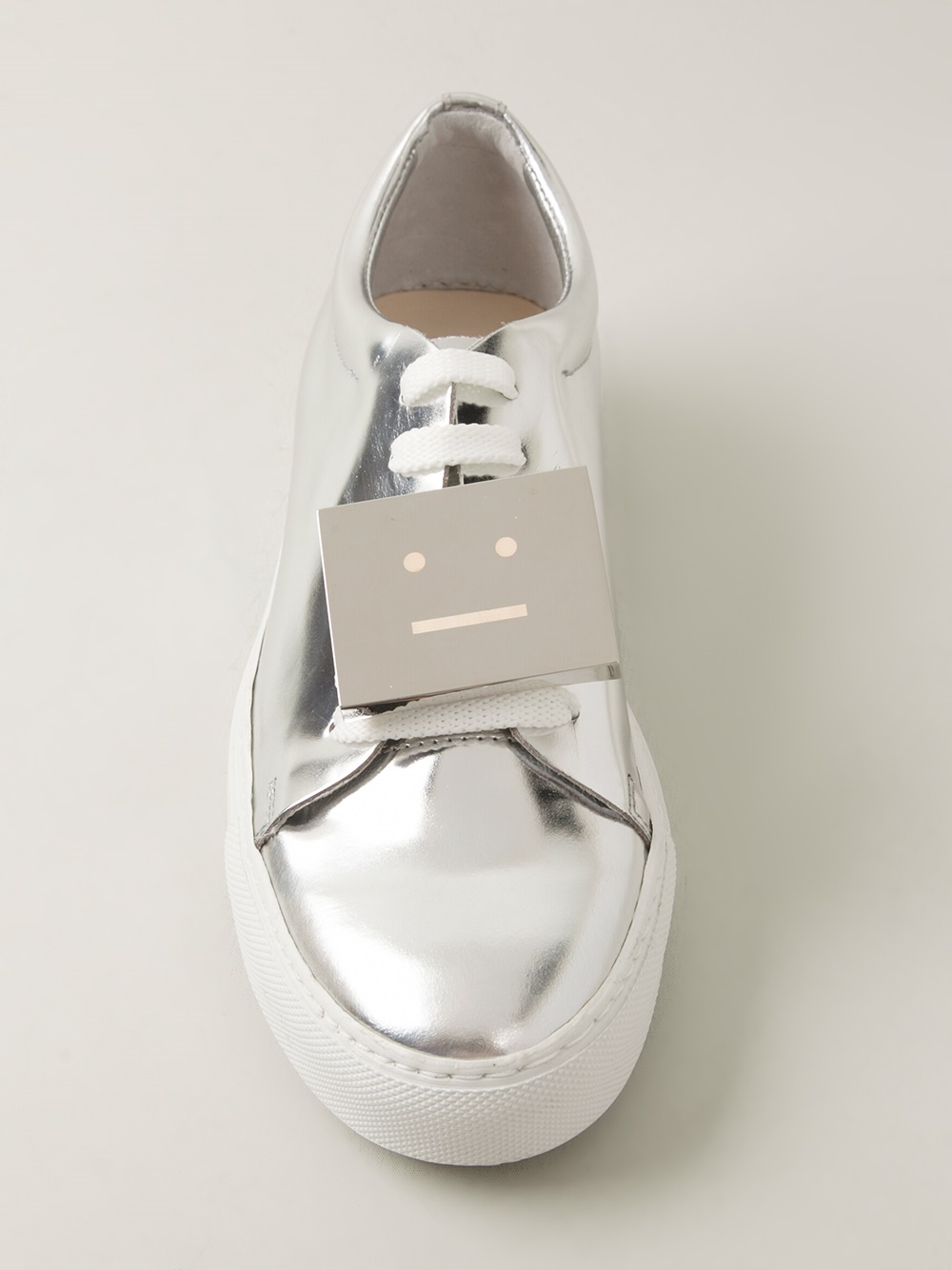 acne studios silver sneakers