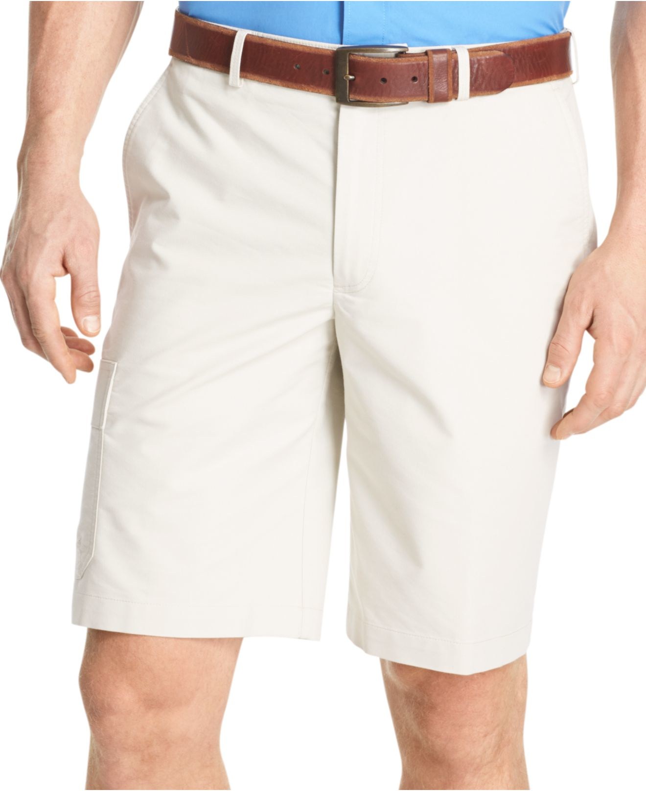 Izod Explorer Performance Cargo Shorts in Natural for Men Lyst