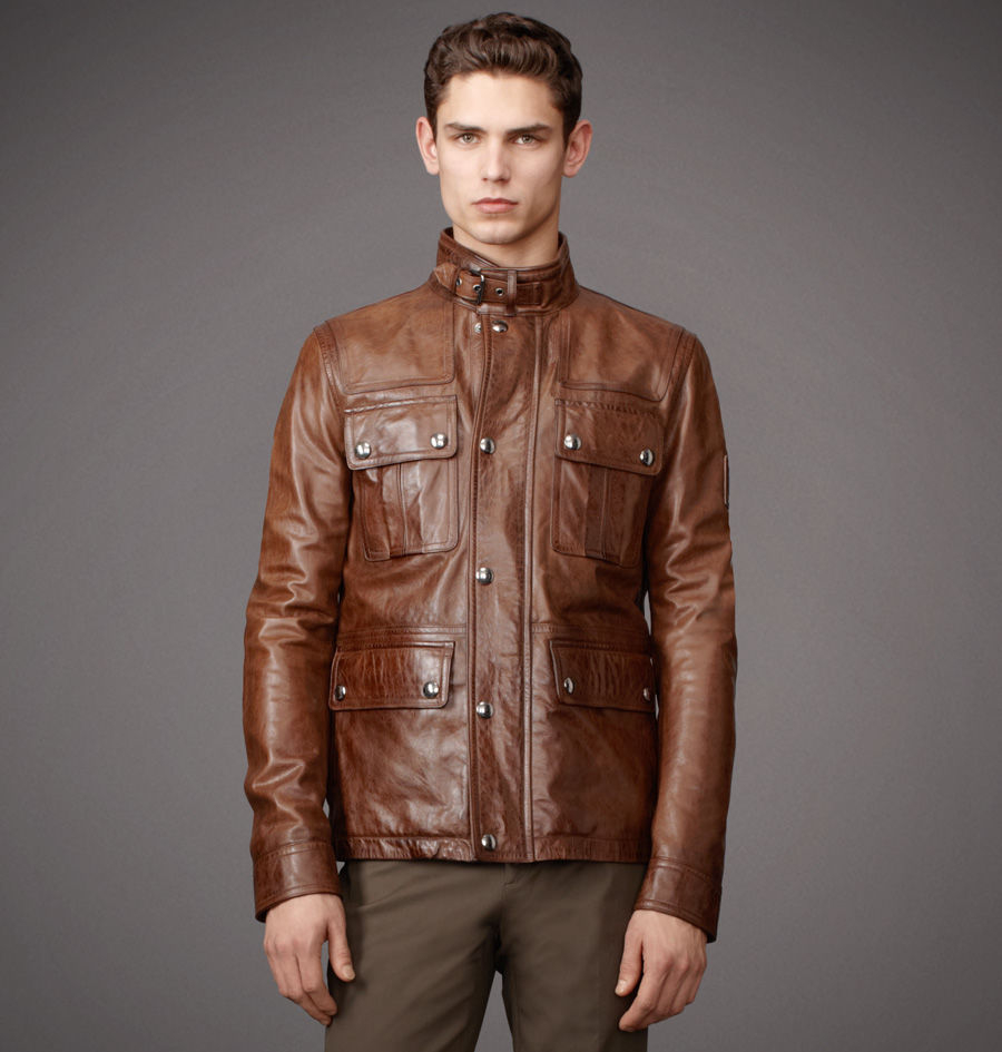 Belstaff Warrington Jacket in Walnut (Brown) for Men - Lyst