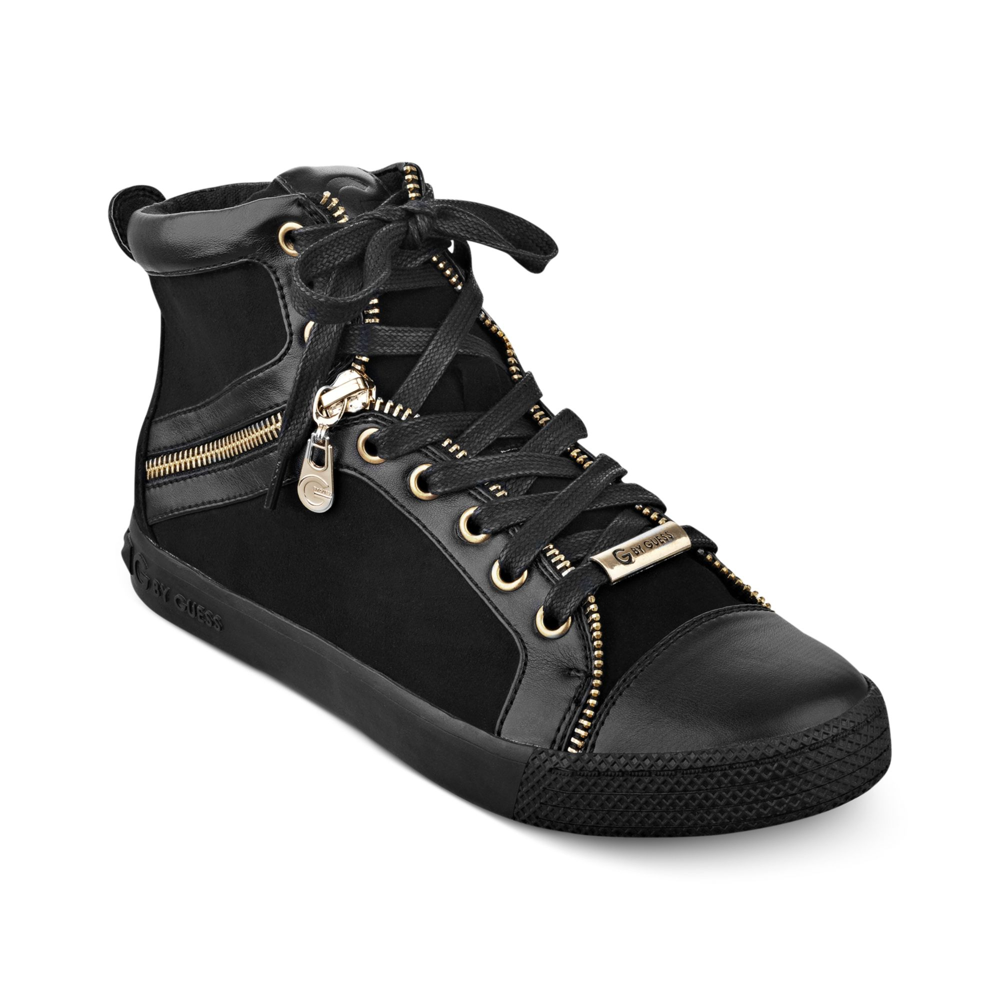 Lyst G By Guess G By Guess Shoes Madman 3 High Top Sneakers in Black