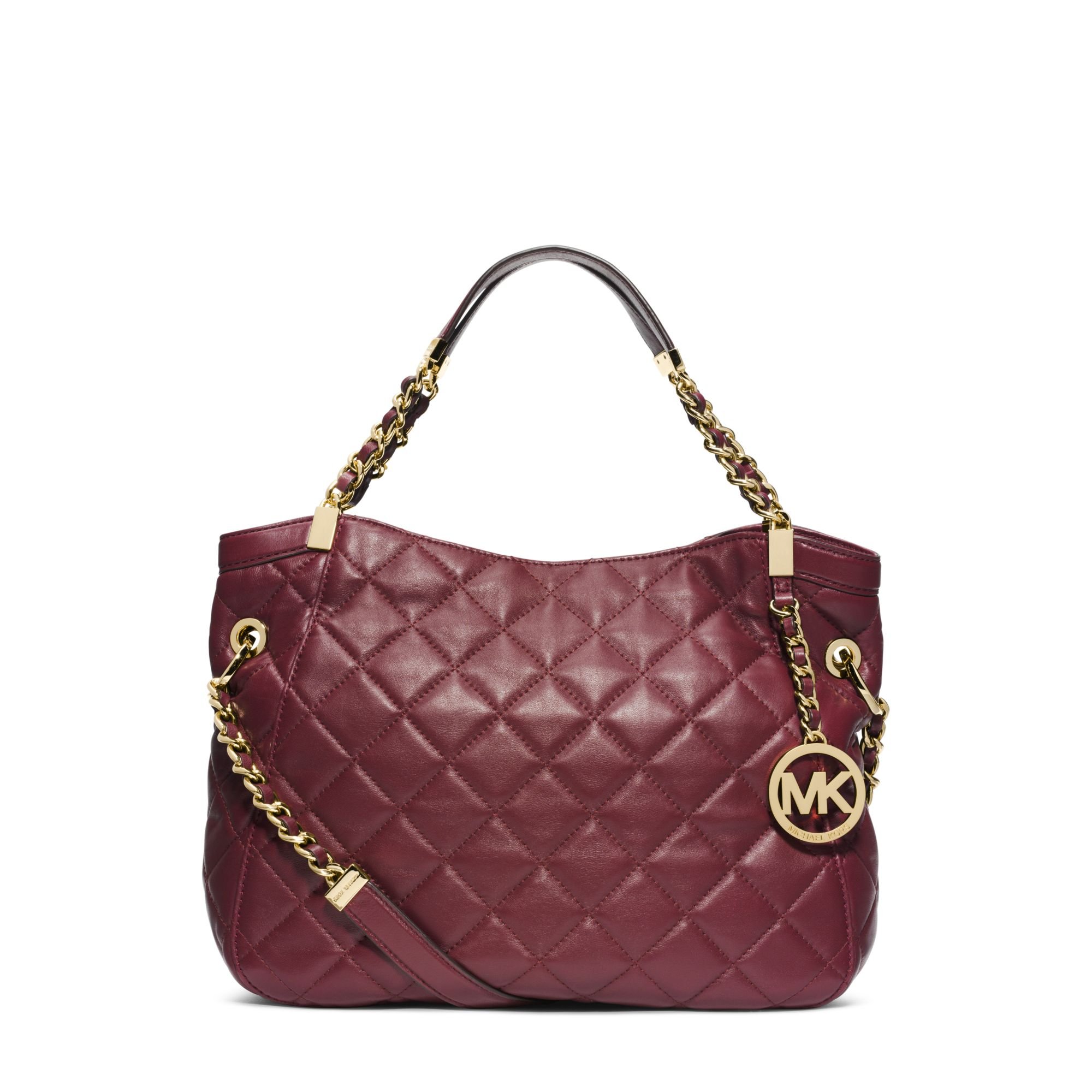 michael kors susannah quilted tote