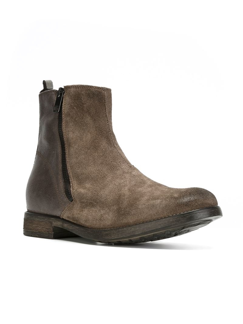 diesel zip boots