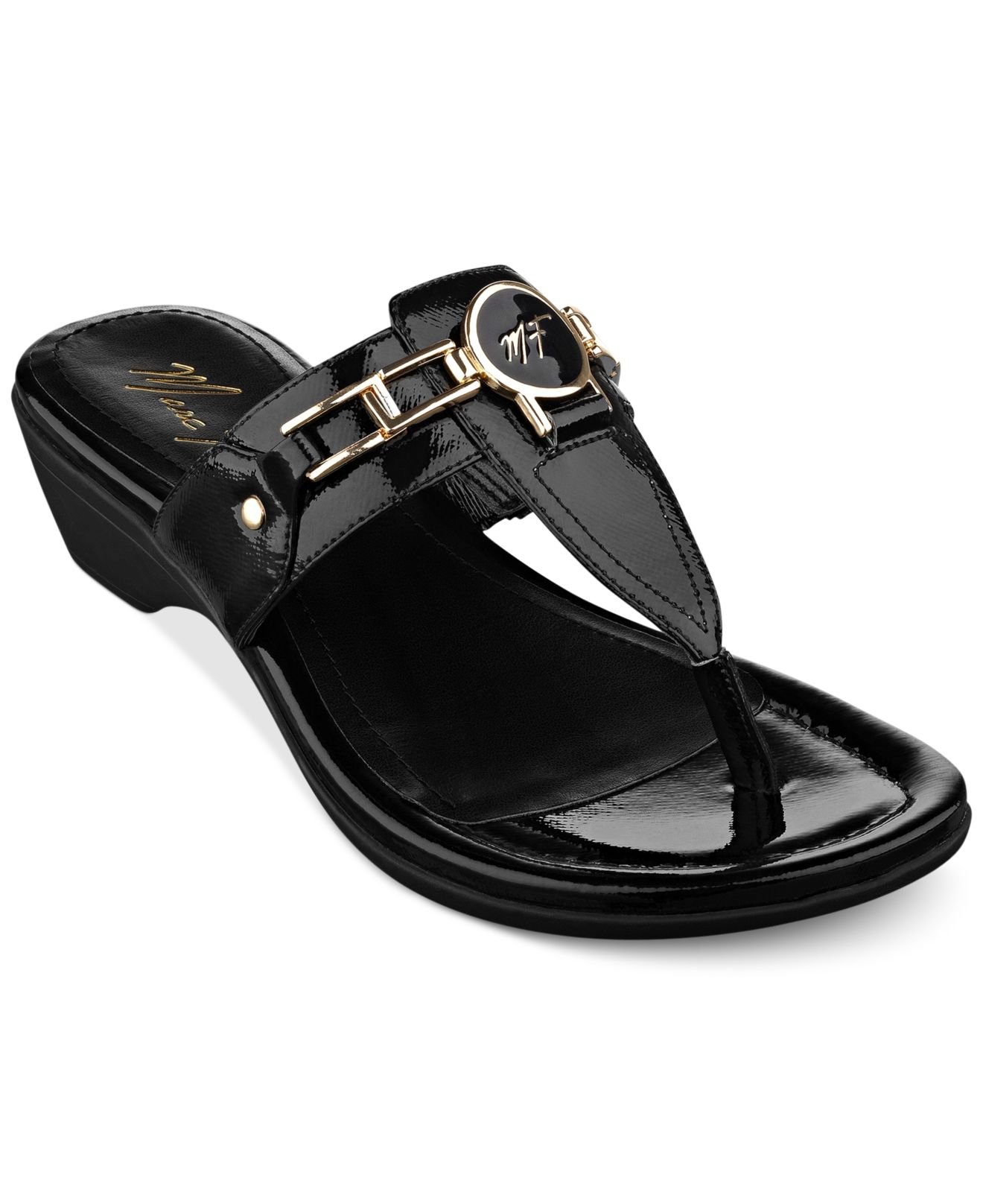 marc fisher thong low heel sandals