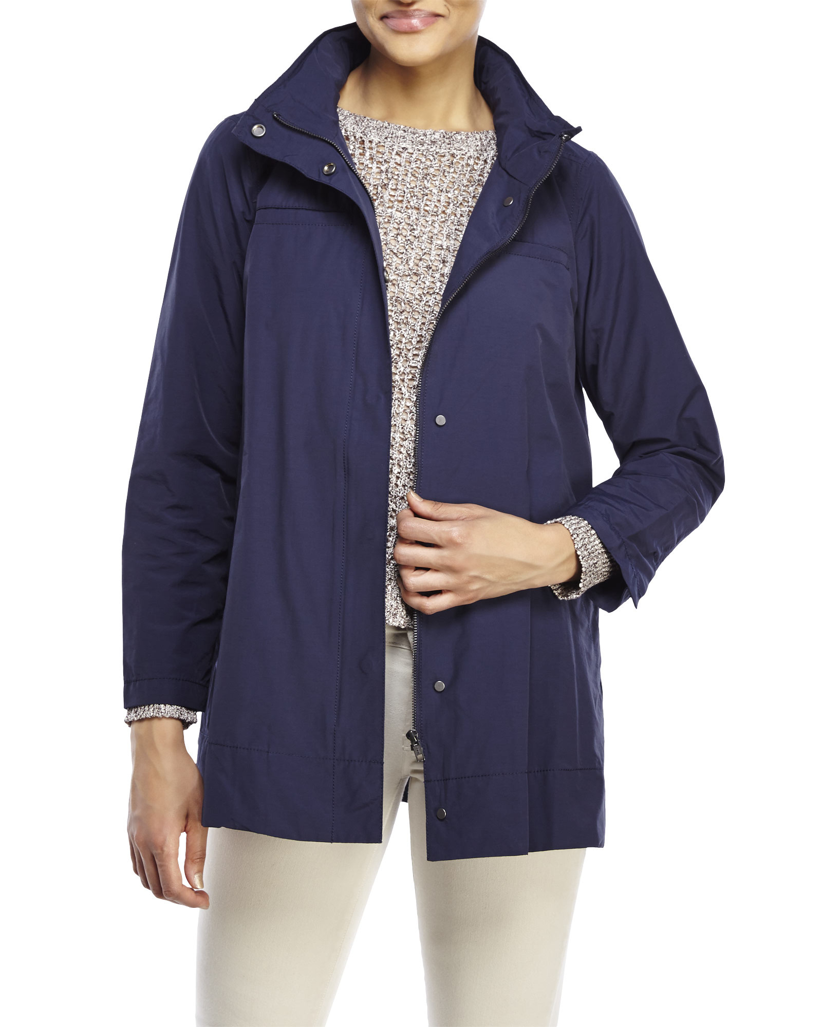 eileen fisher hooded jacket
