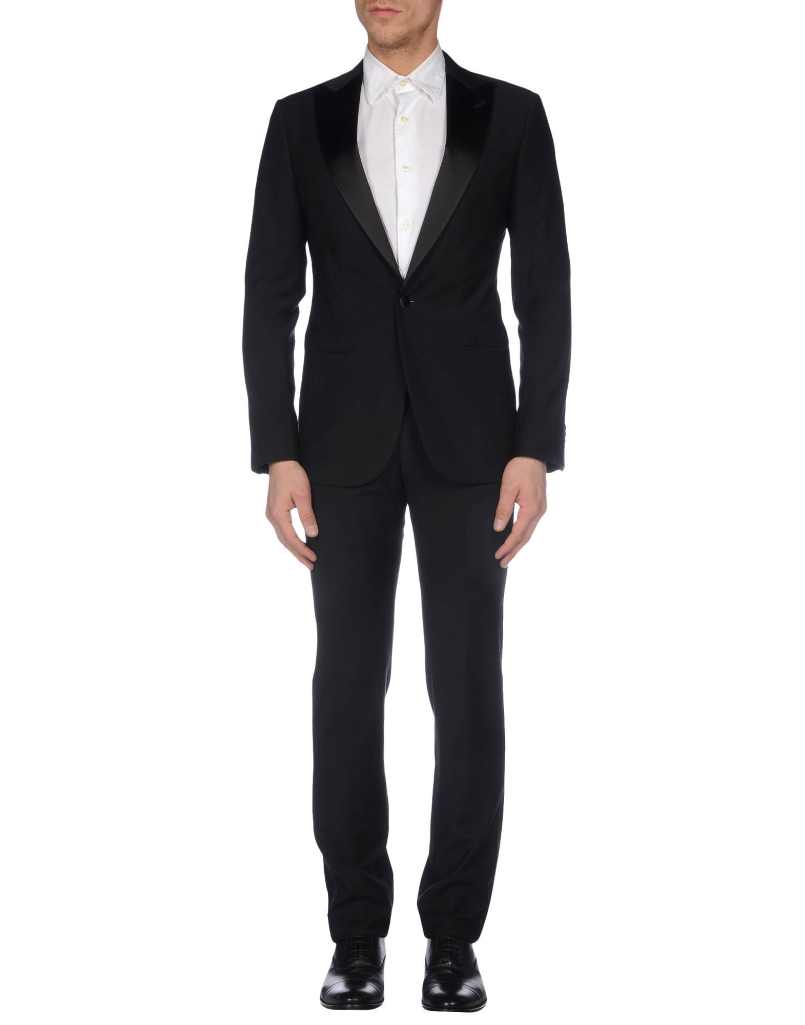 Lyst - Giorgio Armani Suit in Black for Men