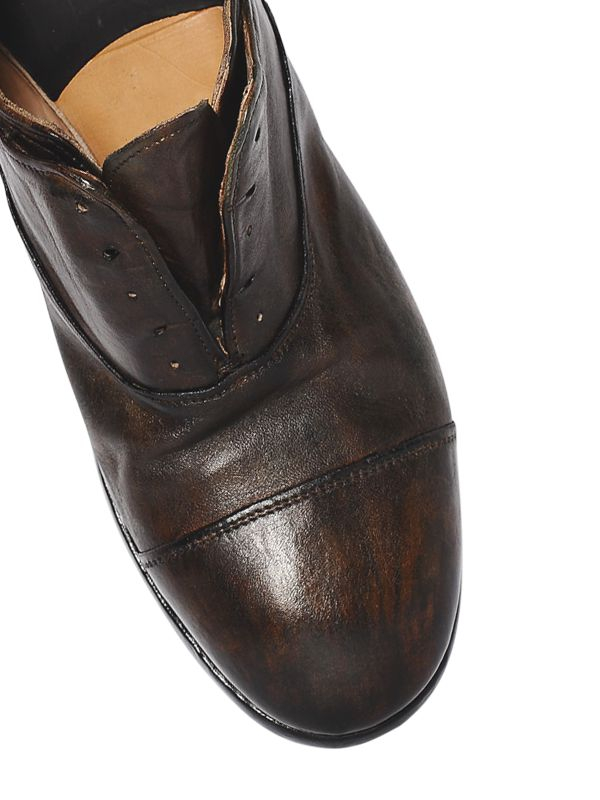 mens leather lattice shoes