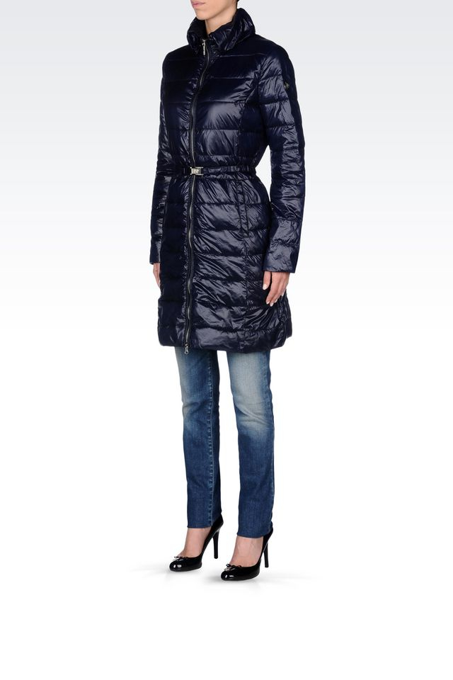 armani jeans down jacket women's