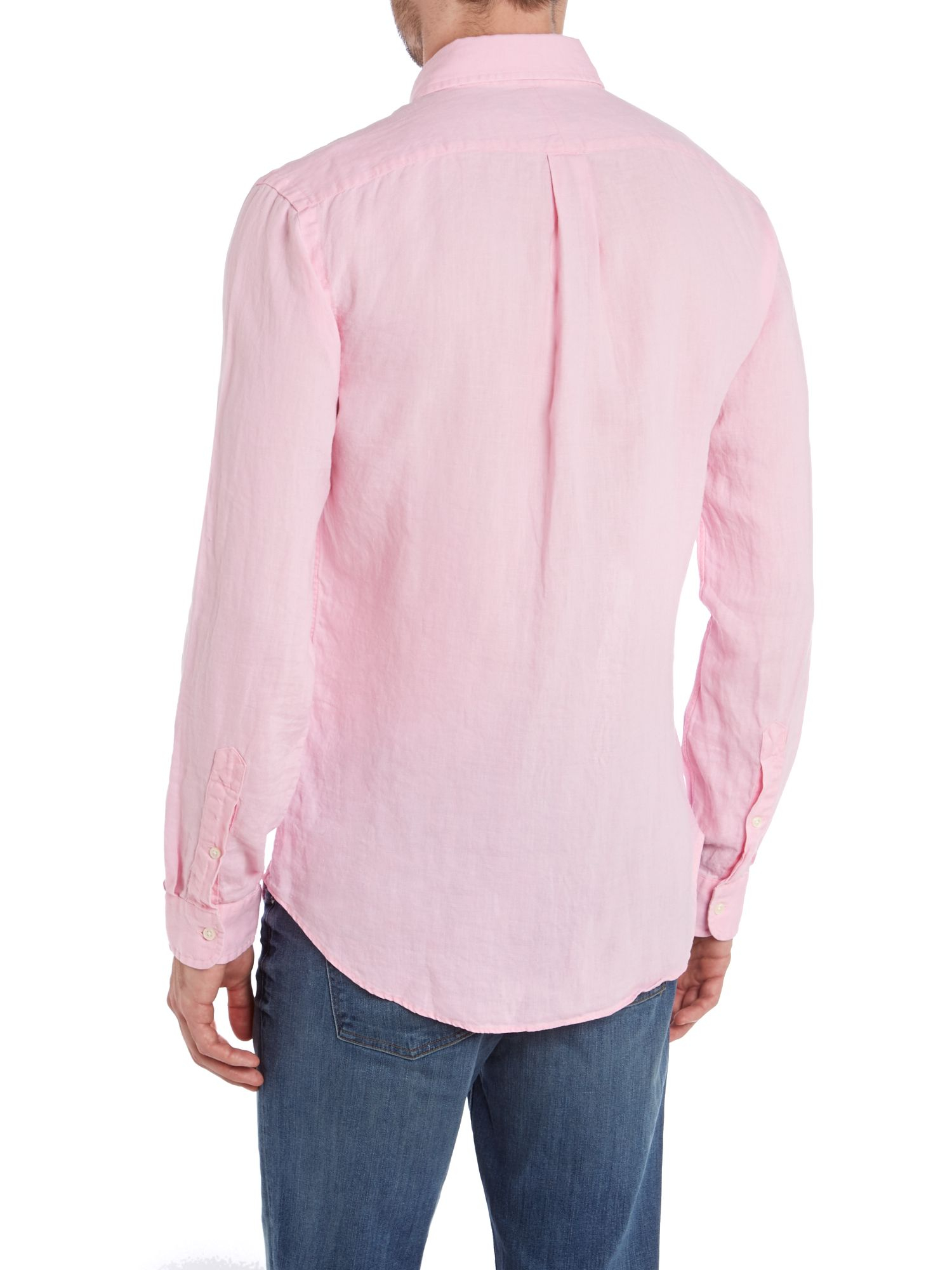 pink and red polo