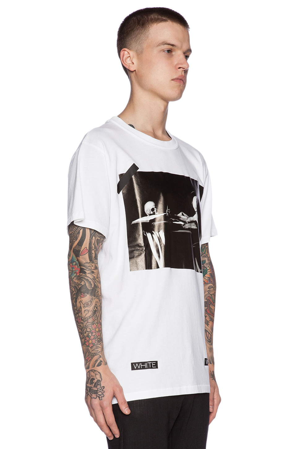 off white annunciation tee