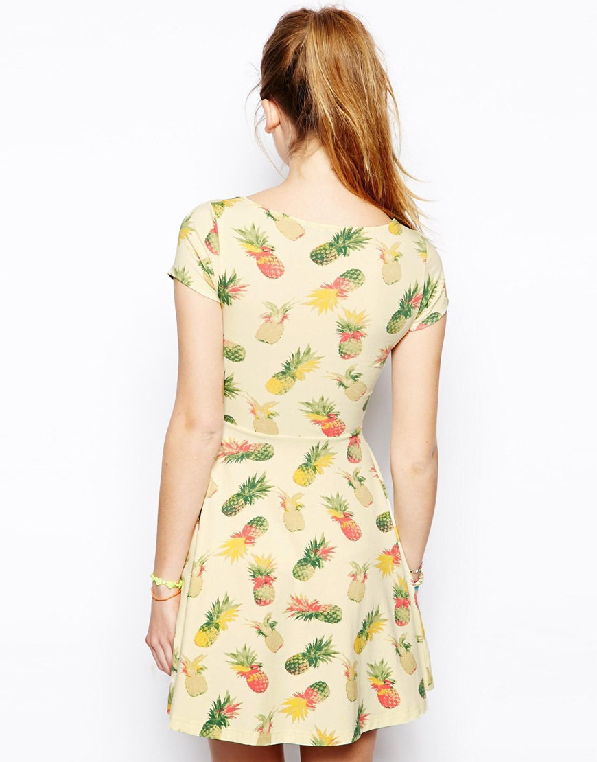 asos pineapple dress