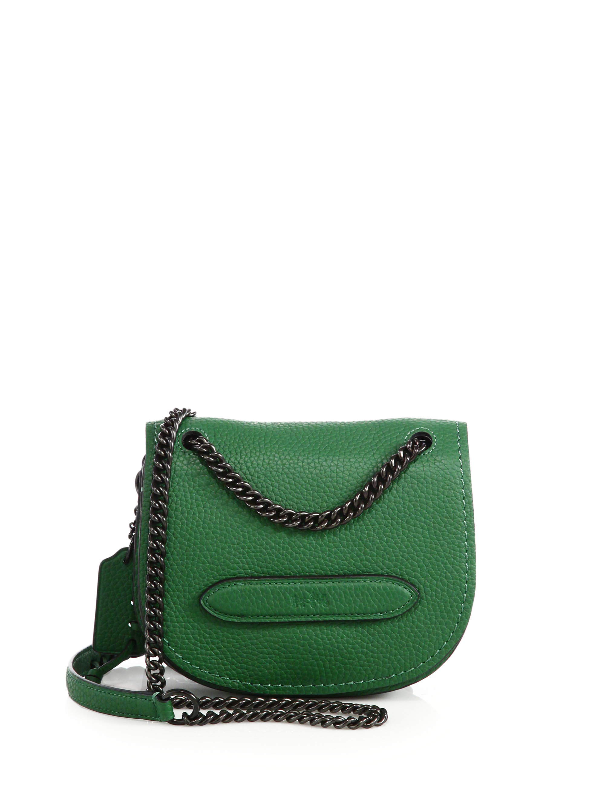 coach green mini bag