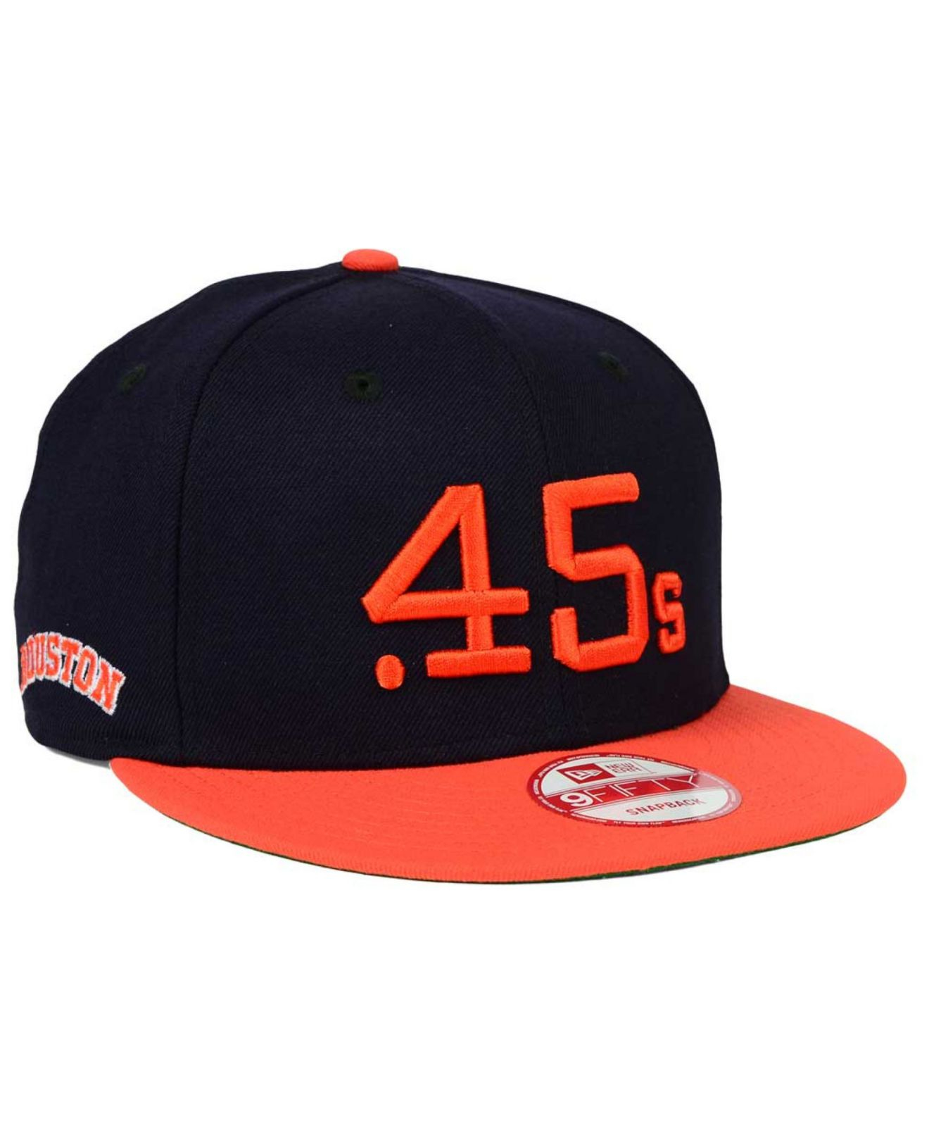 KTZ Houston Colt .45s 2-tone Link Cooperstown 9fifty Snapback Cap in Black  for Men | Lyst