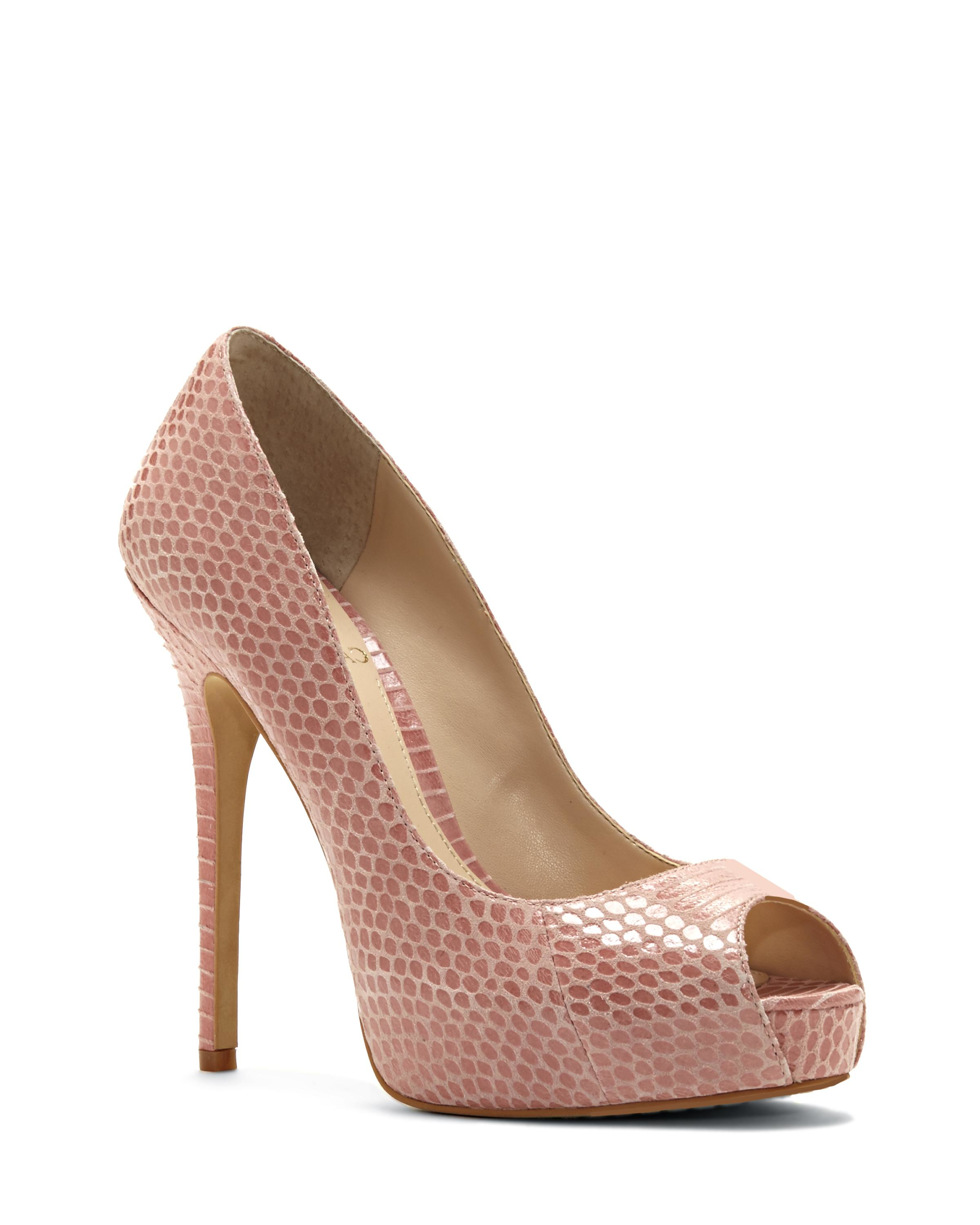 vince camuto snake heels