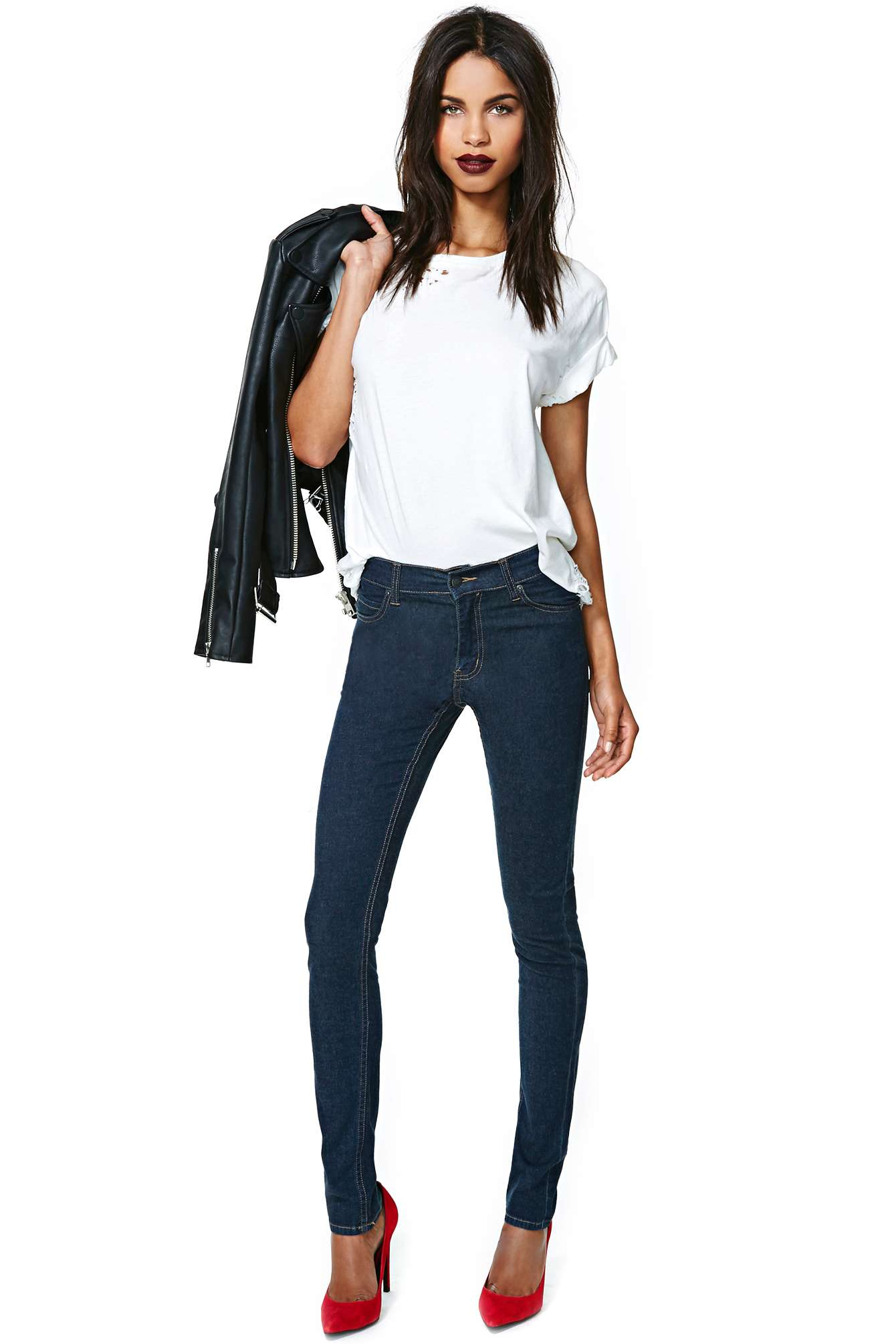 Nasty Gal Cheap Monday Tight Skinny Jeans Very Stretch One Wash in Denim  (Blue) | Lyst