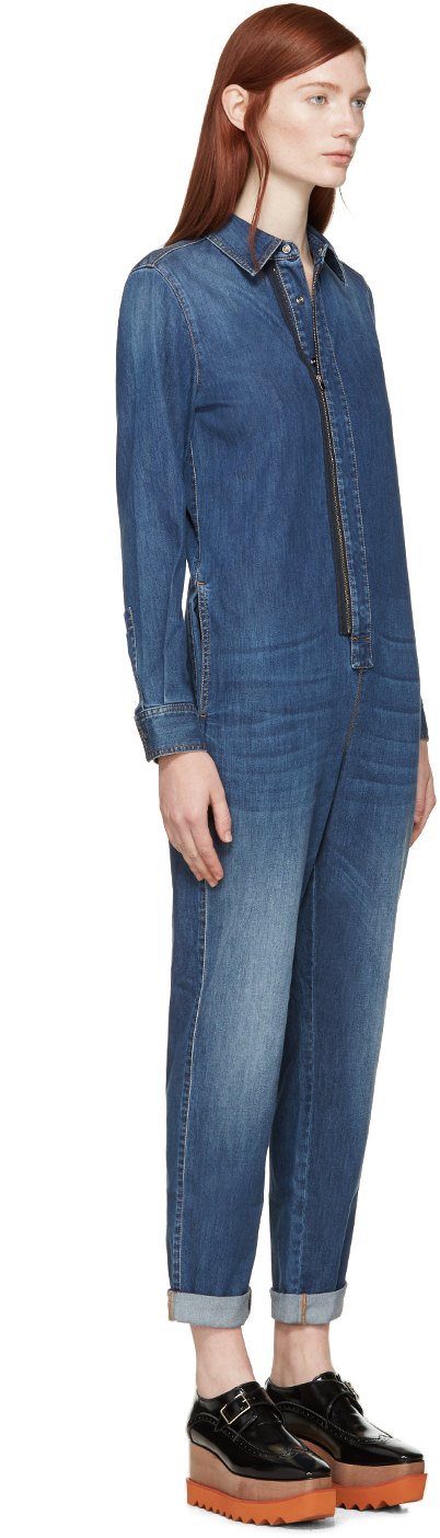 stella mccartney jumpsuit denim