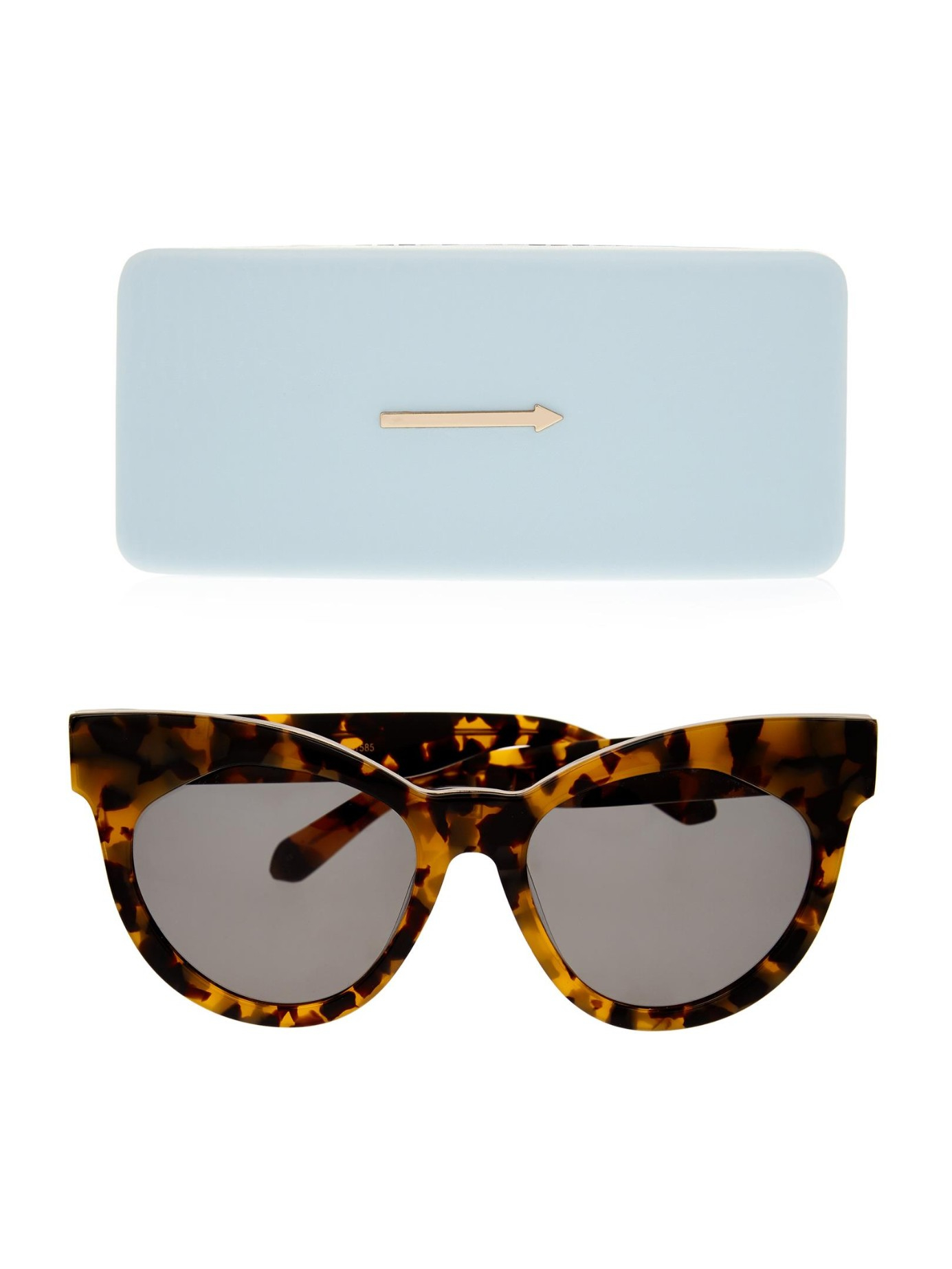 Karen Walker Starburst Cat-eye Frame Sunglasses in Brown - Lyst
