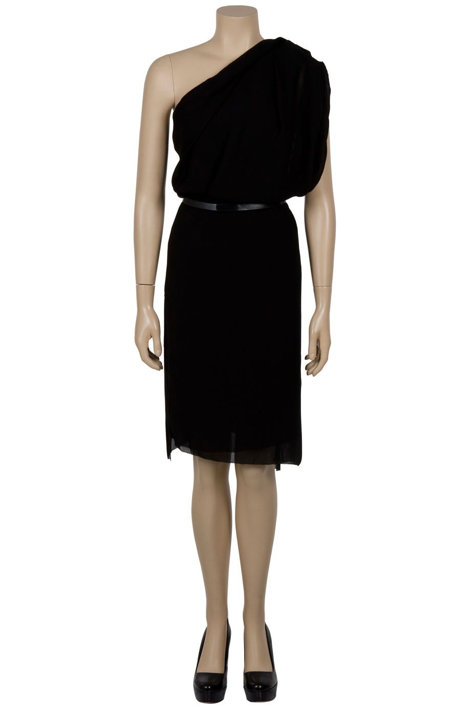 evans black dress