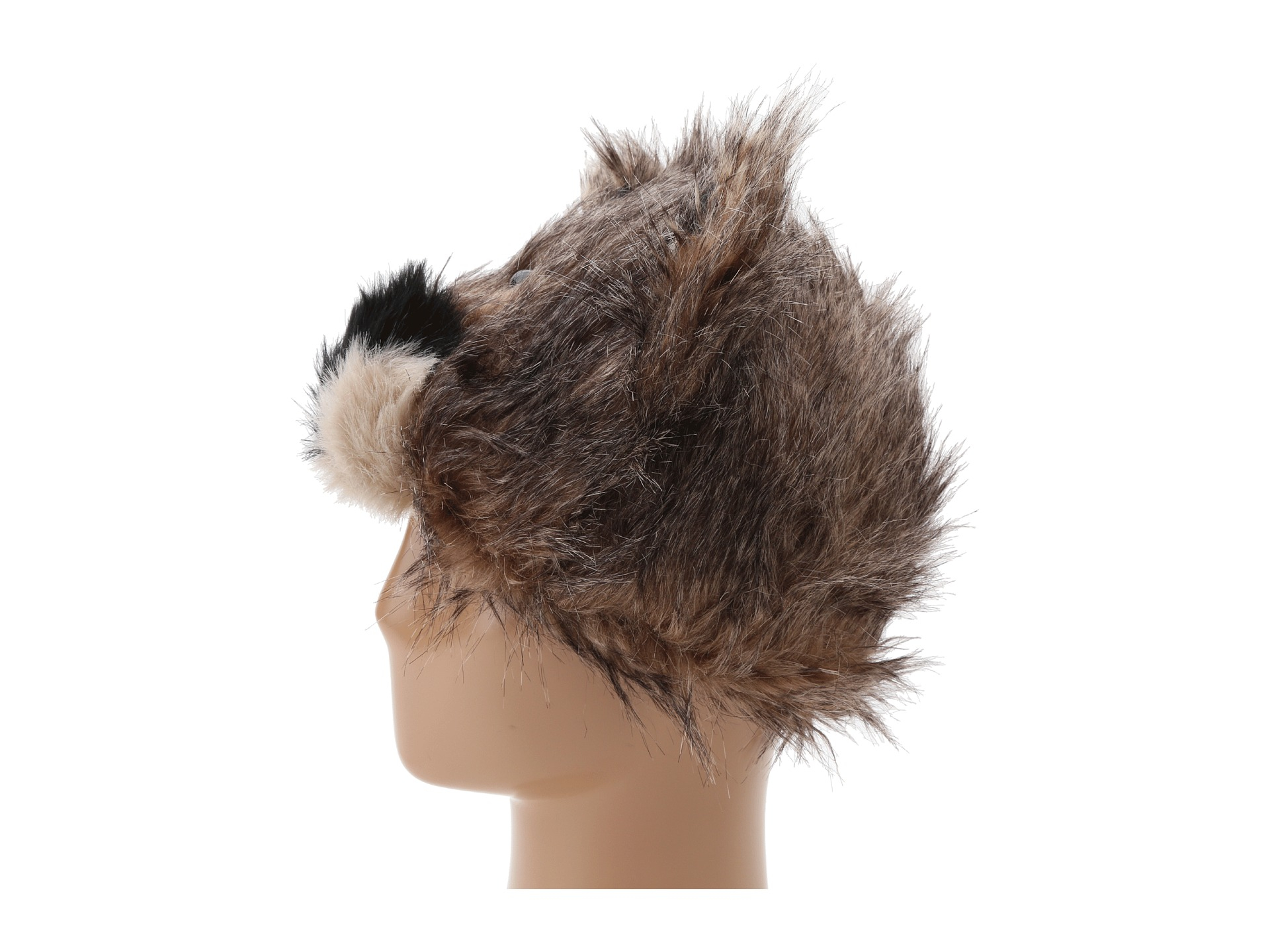 San diego hat company Womens Faux Fur Bear Hat in Brown Lyst
