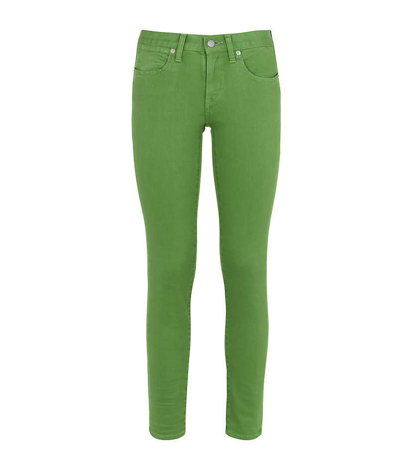 apple green jeans