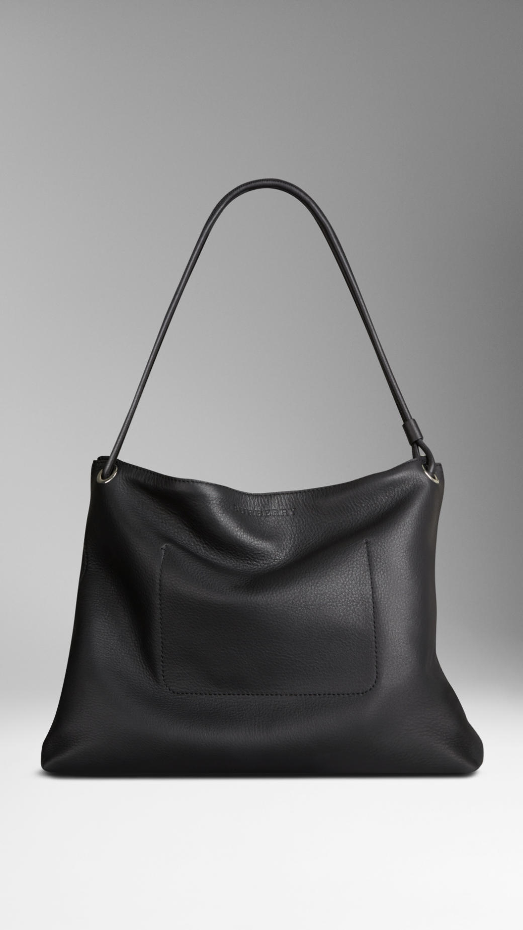 Burberry Medium Metal Eyelet Hobo Bag in Black Lyst