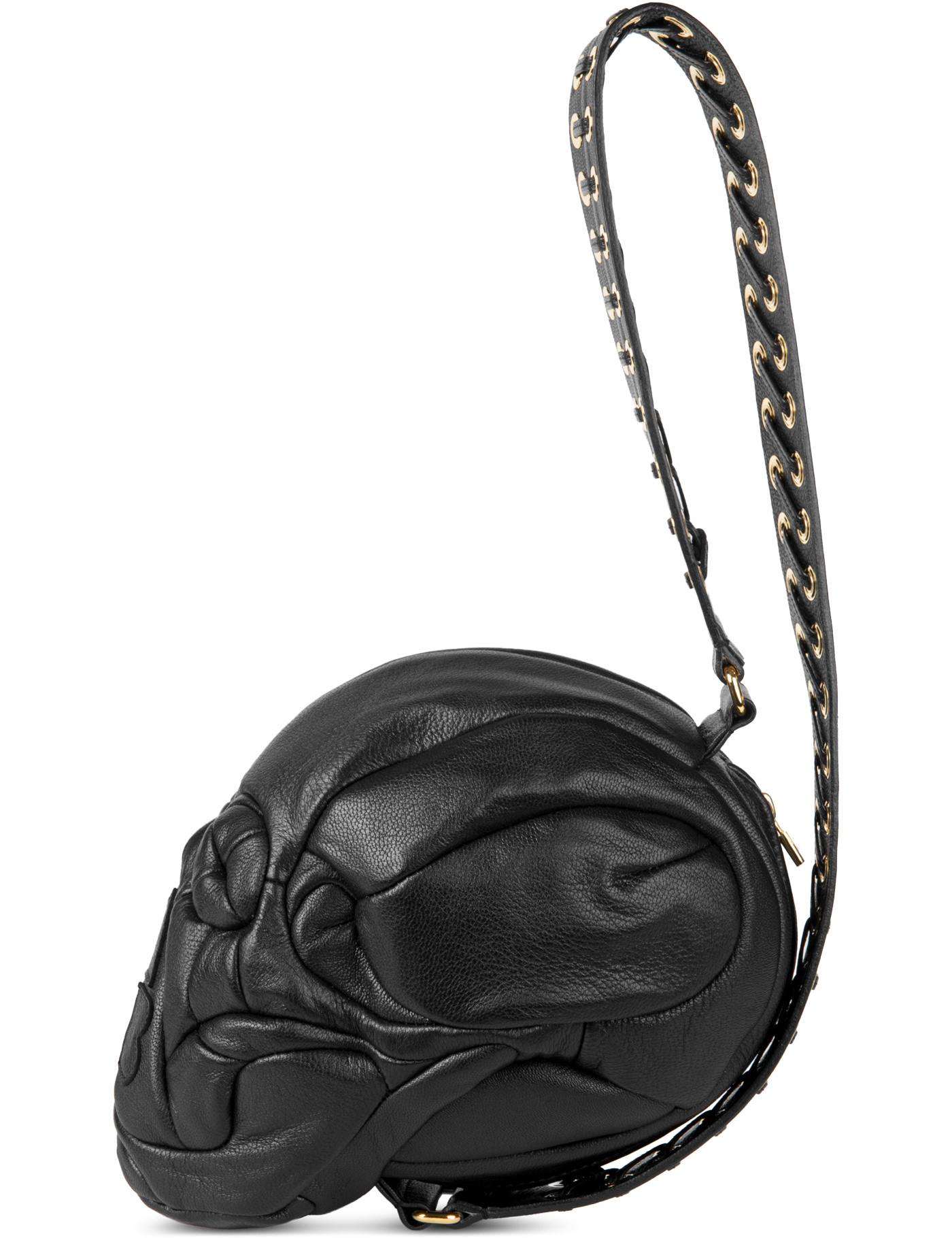 ambush black gold grommet skull bag in black for lyst ambush black gold grommet skull bag in black for lyst
