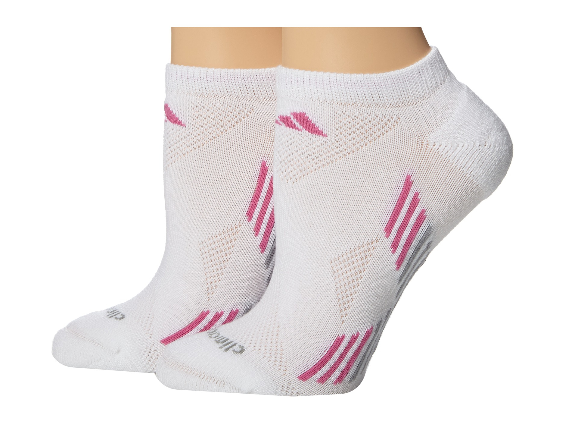 Adidas Womens Climacool X Ii 2pack Low Cut Socks in White | Lyst