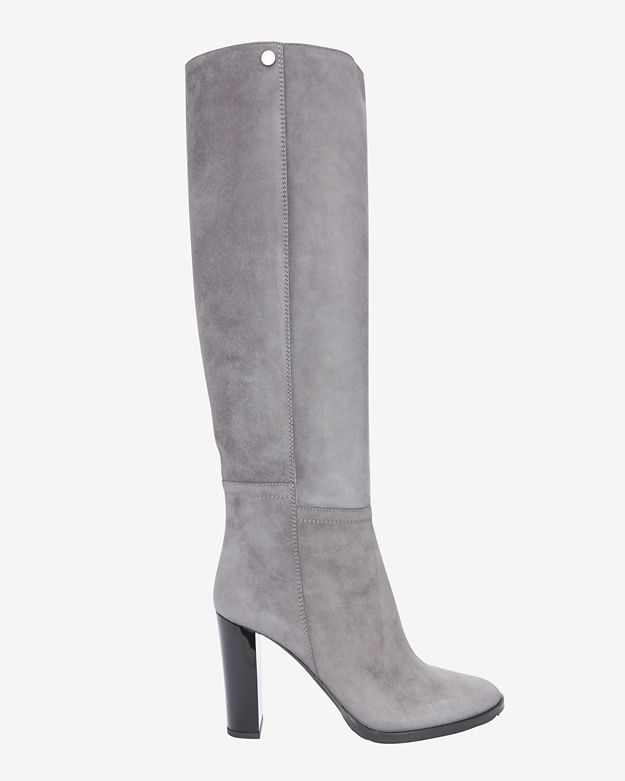 jimmy choo grey suede boots