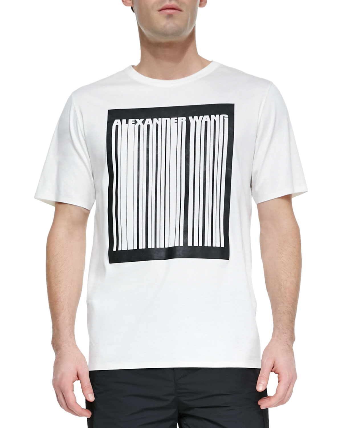 Bloodstained Utænkelig opladning alexander wang barcode shirt