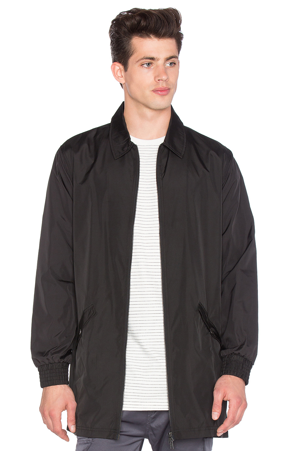 longline coach jacket