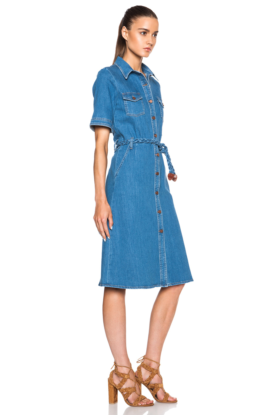 M.i.h Jeans 70'S Denim Dress in Blue - Lyst