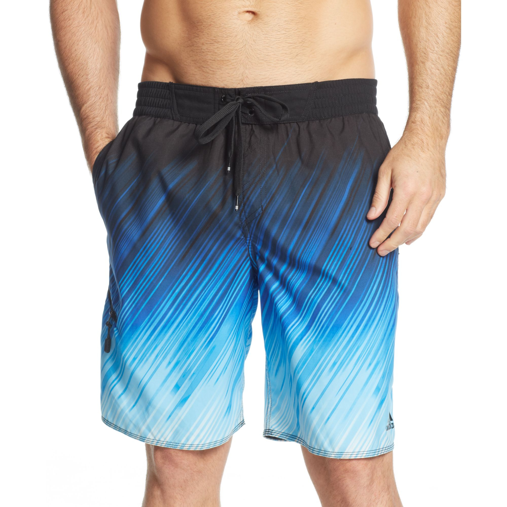 adidas Faded Volley Swim Shorts in Blue for Men Lyst