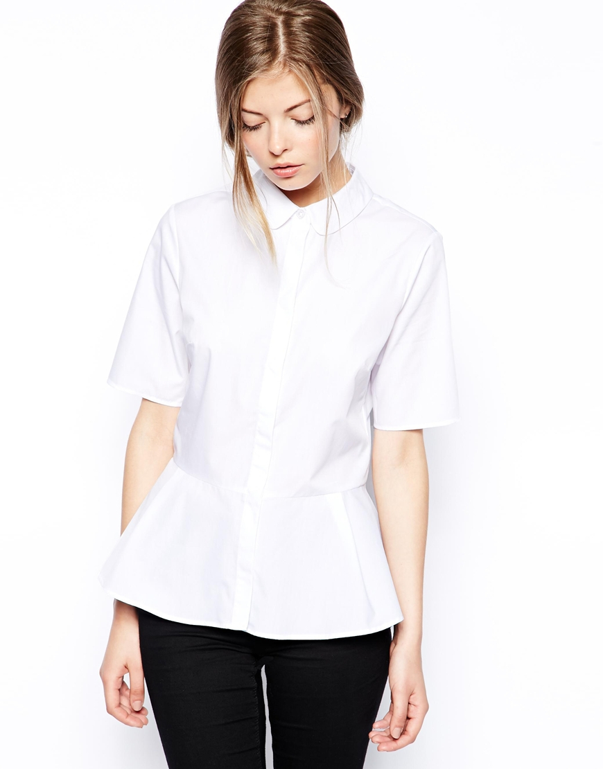 Peplum white shirt Shop for peplum tops at missionpan.gq Free Shipping. Free Returns. All the time.