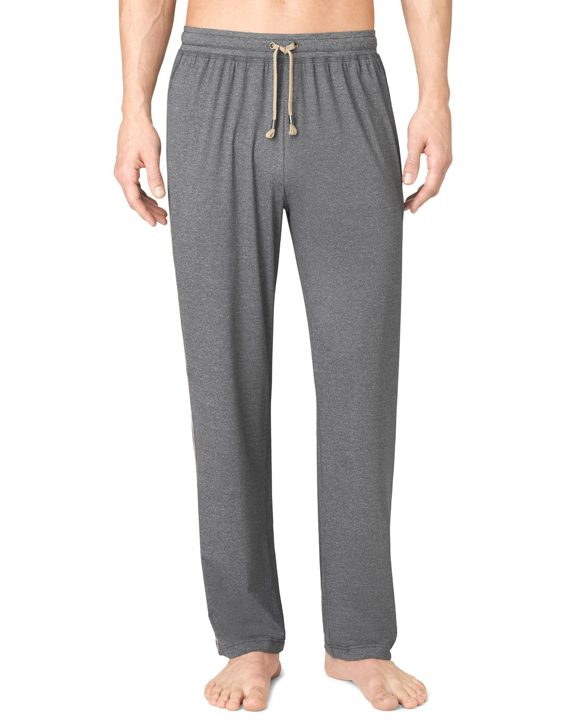 Calvin Klein Yoga Lounge Pants in Charcoal Heather (Gray) for Men - Lyst