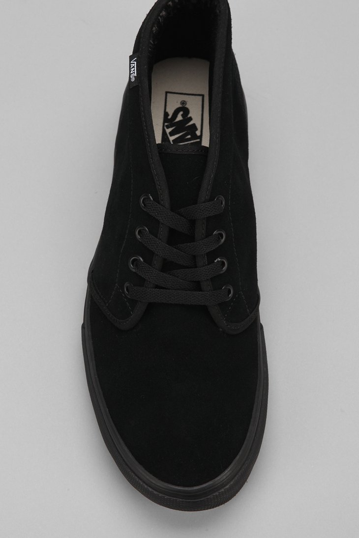 Vans Suede Chukka Boot in Black for Men | Lyst