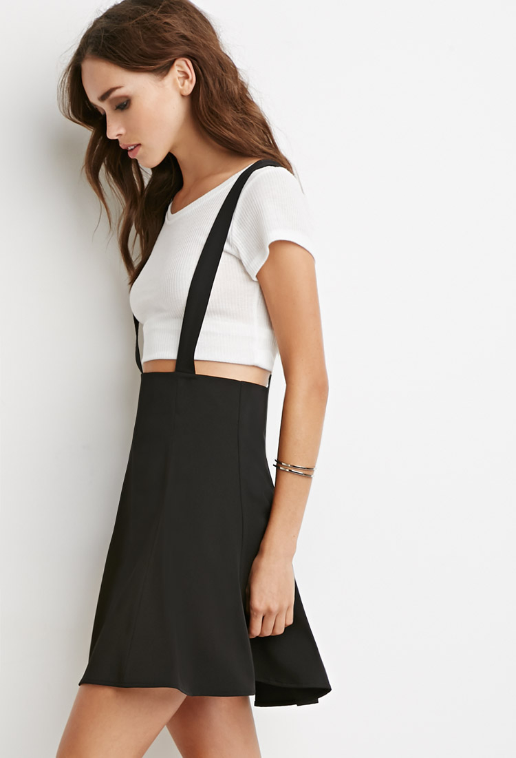 forever 21 skirt overalls