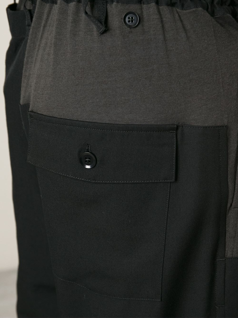 Yohji Yamamoto Yleft Wrap Pants in Black for Men | Lyst