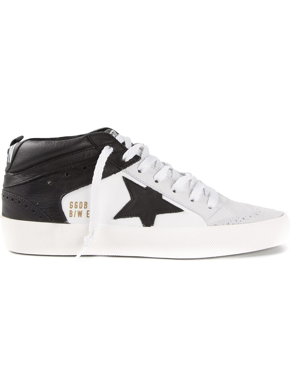 Golden Goose \'Mid/Star Limited Edition\' Sneakers in Black | Lyst