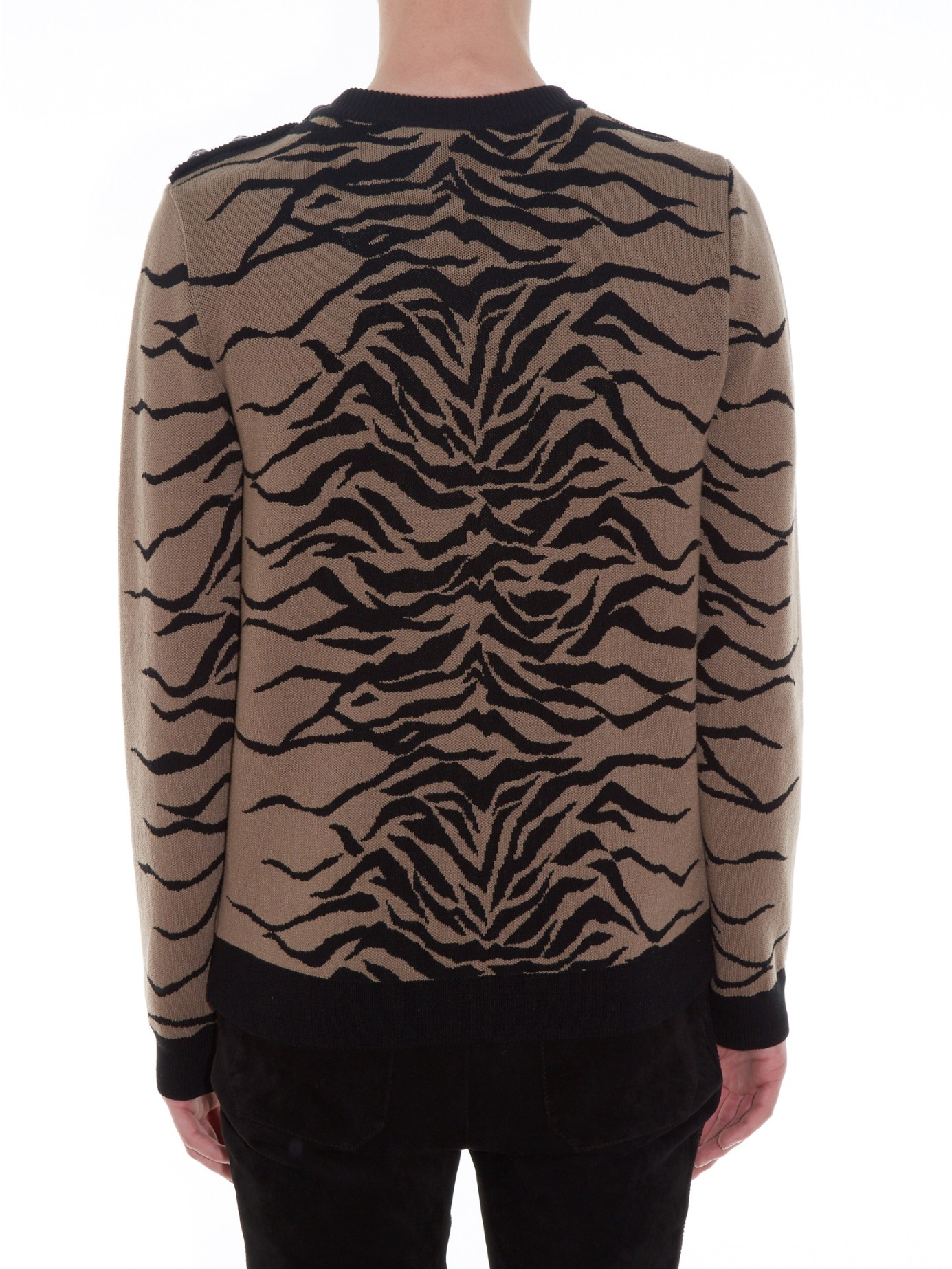 balmain tiger sweater