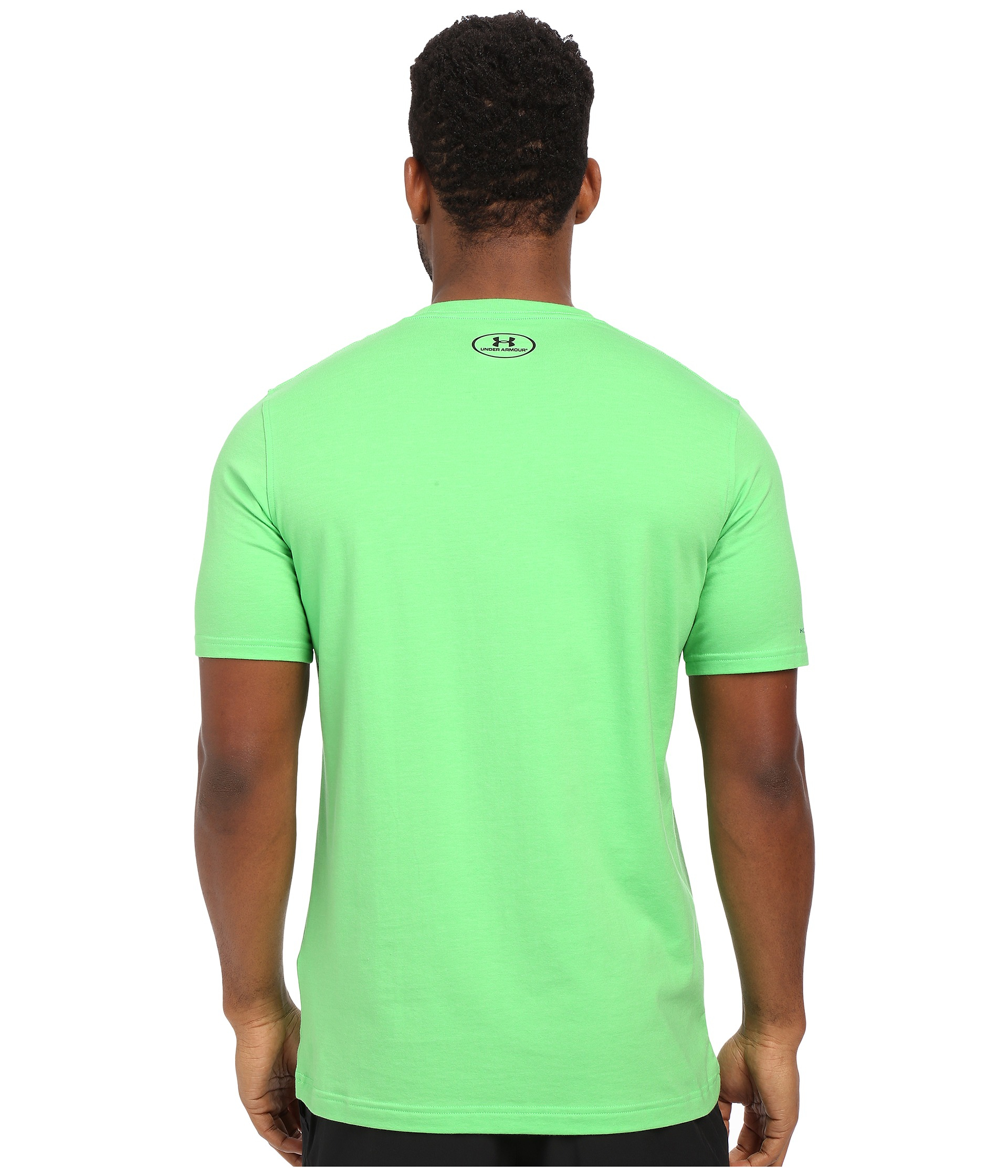lyst armour charged cotton 174 left chest lockup in green for lyst armour charged cotton 174 left chest lockup in green for