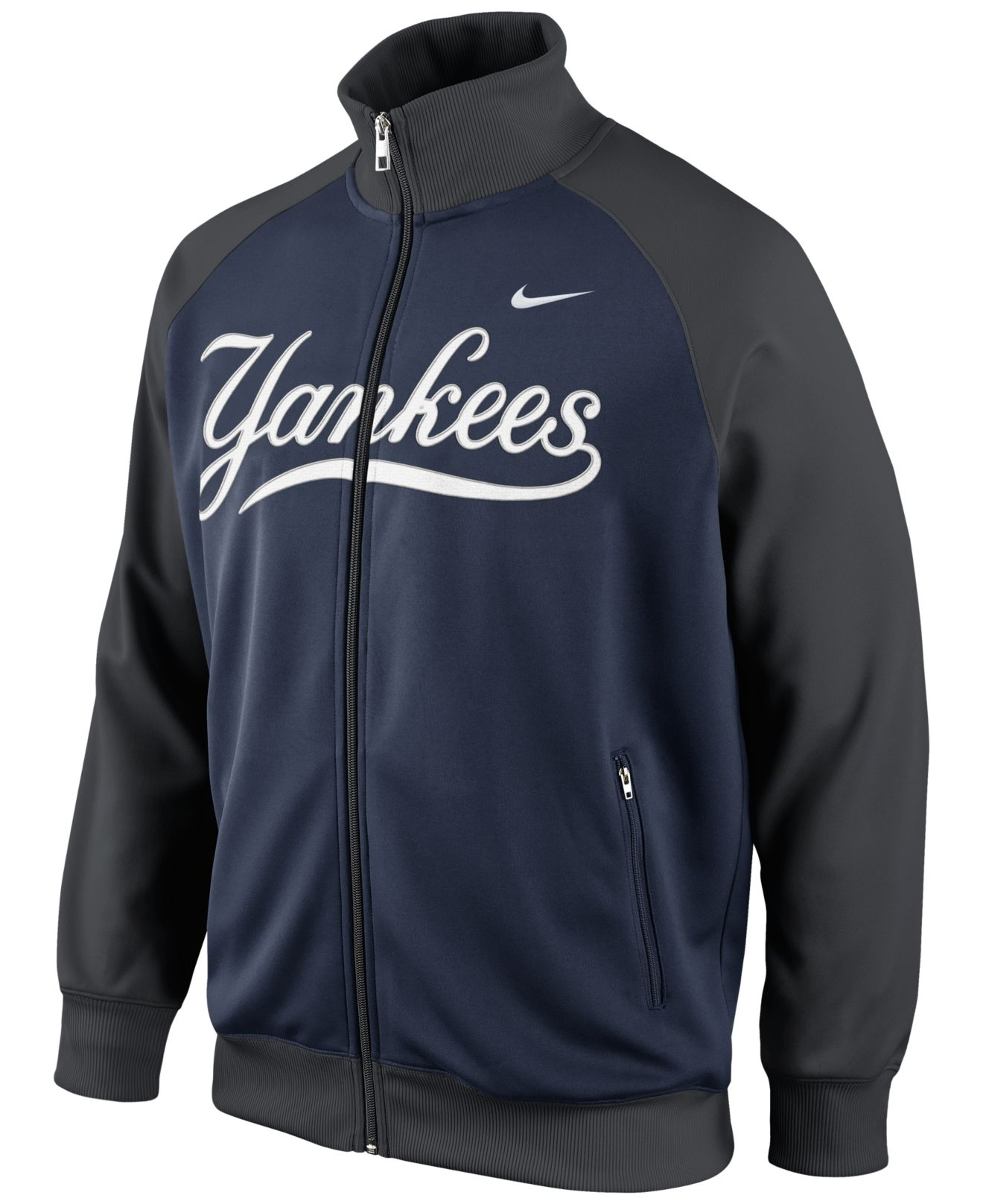 Nike Men'S New York Yankees Track Jacket in Blue for Men - Lyst