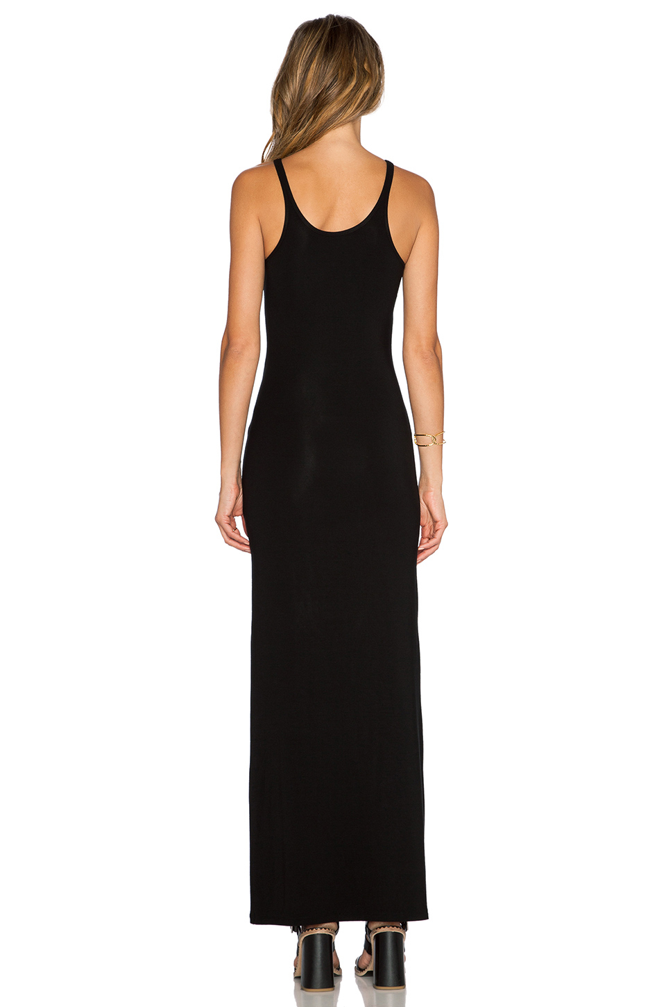 Lyst - T By Alexander Wang Long Tank Dress in Black