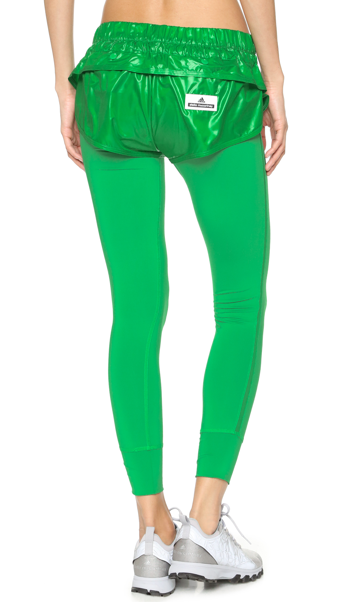 adidas By Stella McCartney The Shorts Over Tights in Green | Lyst
