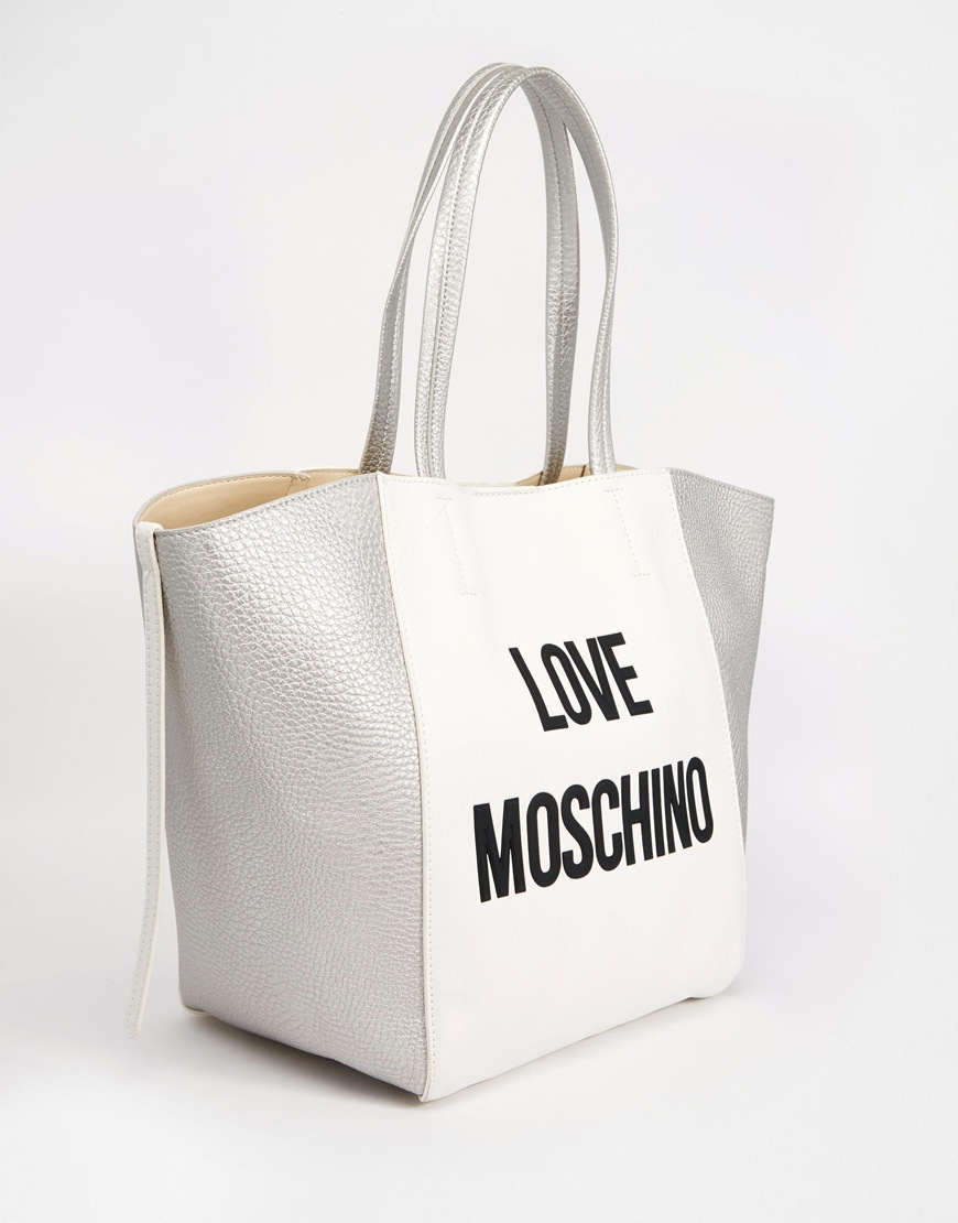 love moschino shopper bags