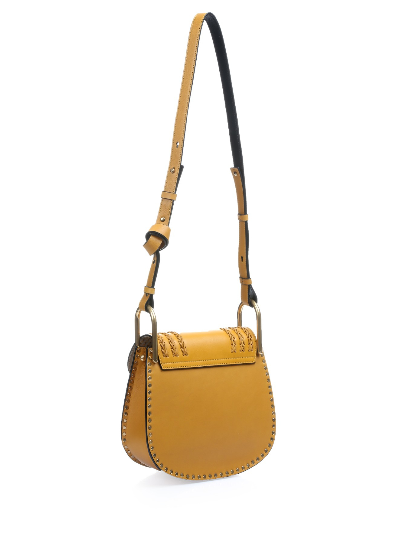 Lyst - Chloé Hudson Small Leather Cross-Body Bag in Yellow