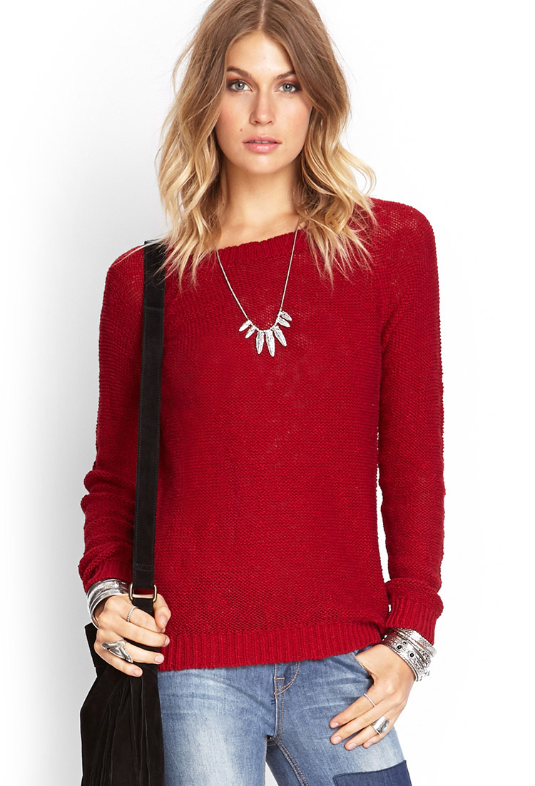 forever 21 red sweatshirt
