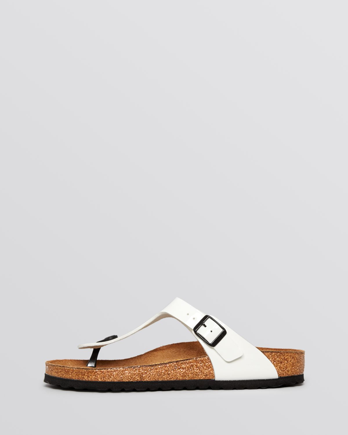 birkenstock white thong sandals