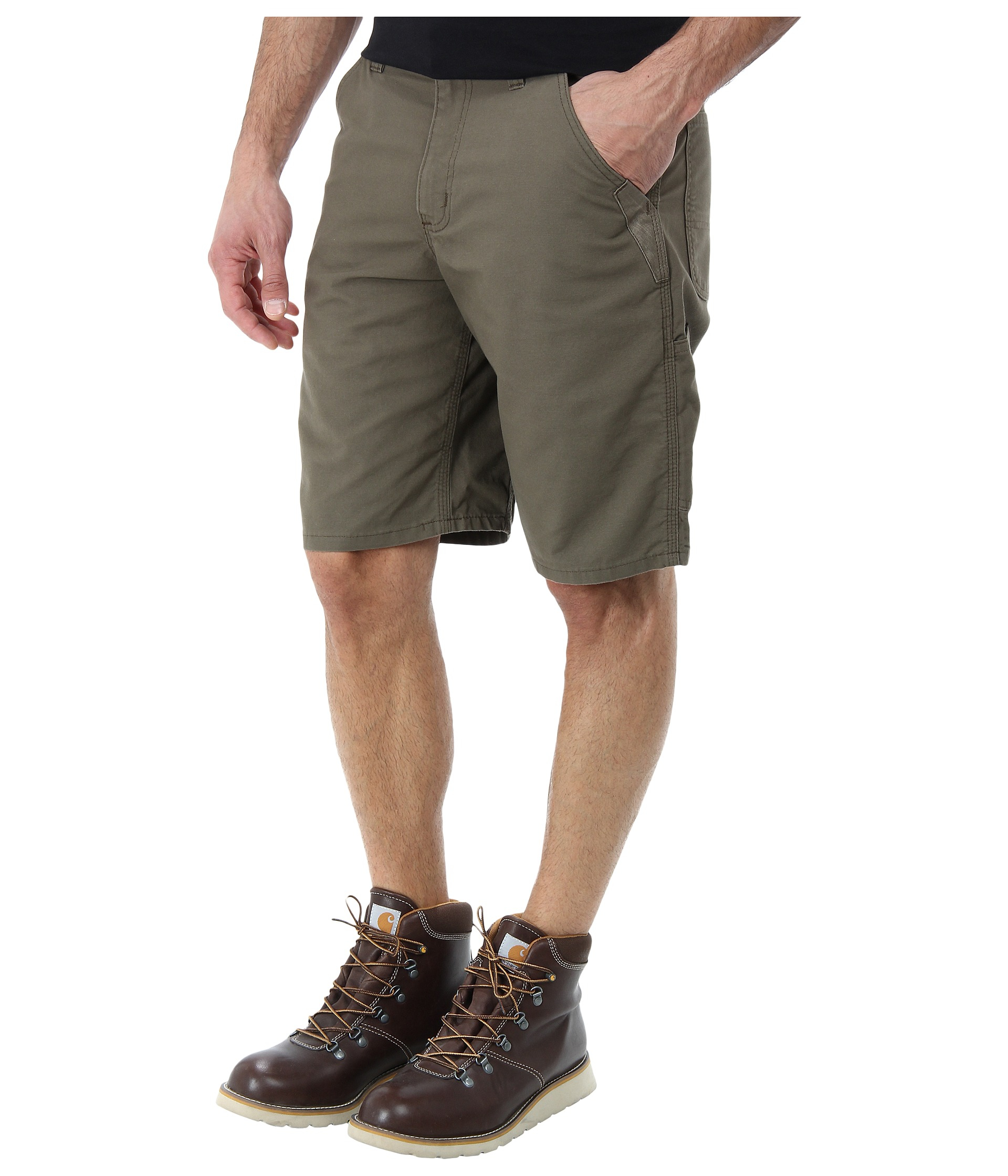 carhartt canvas work shorts